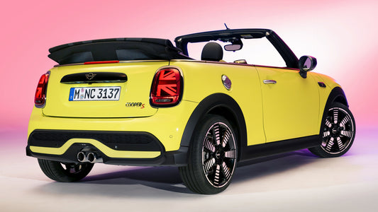 Mini Cooper S Convertible Hd Art Keychain