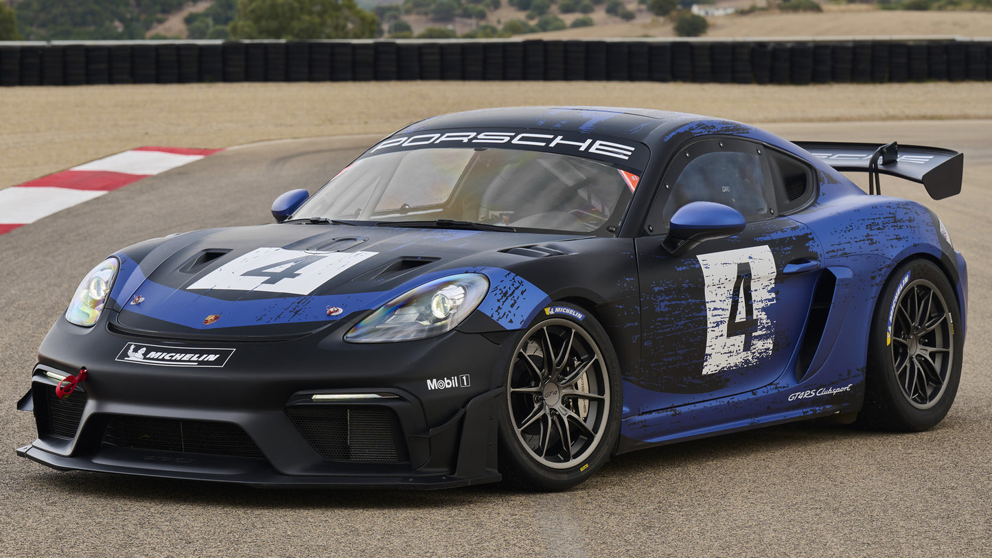 Porsche Cayman Gt4 Rs Clubsport Hd Art Keychain