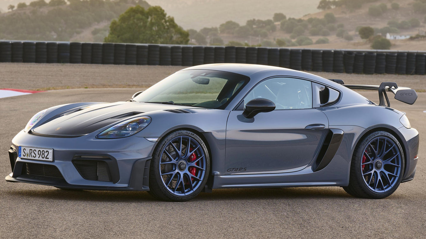 Porsche Cayman Gt4 Rs Weissach Package Hd Art Keychain