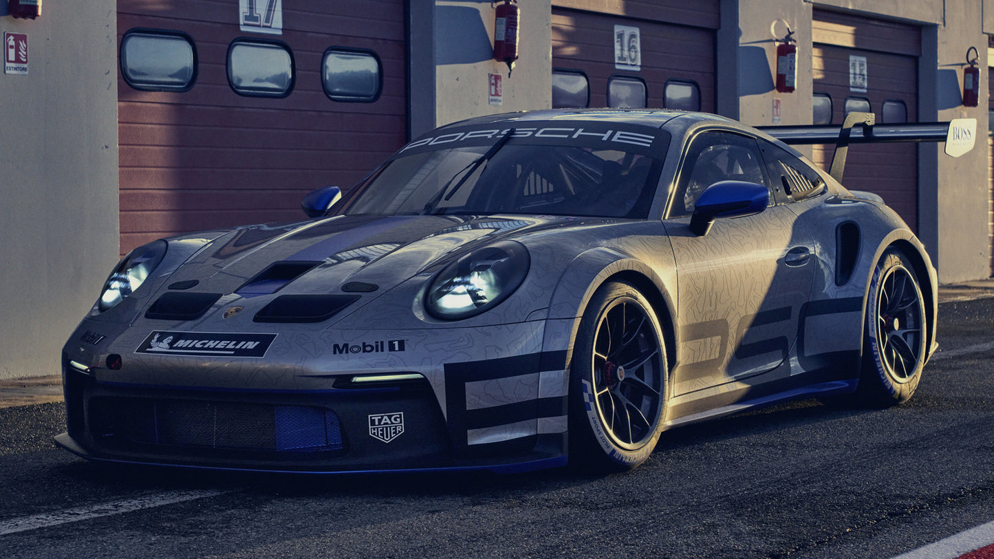Porsche Gt3 Cup Hd Art Keychain