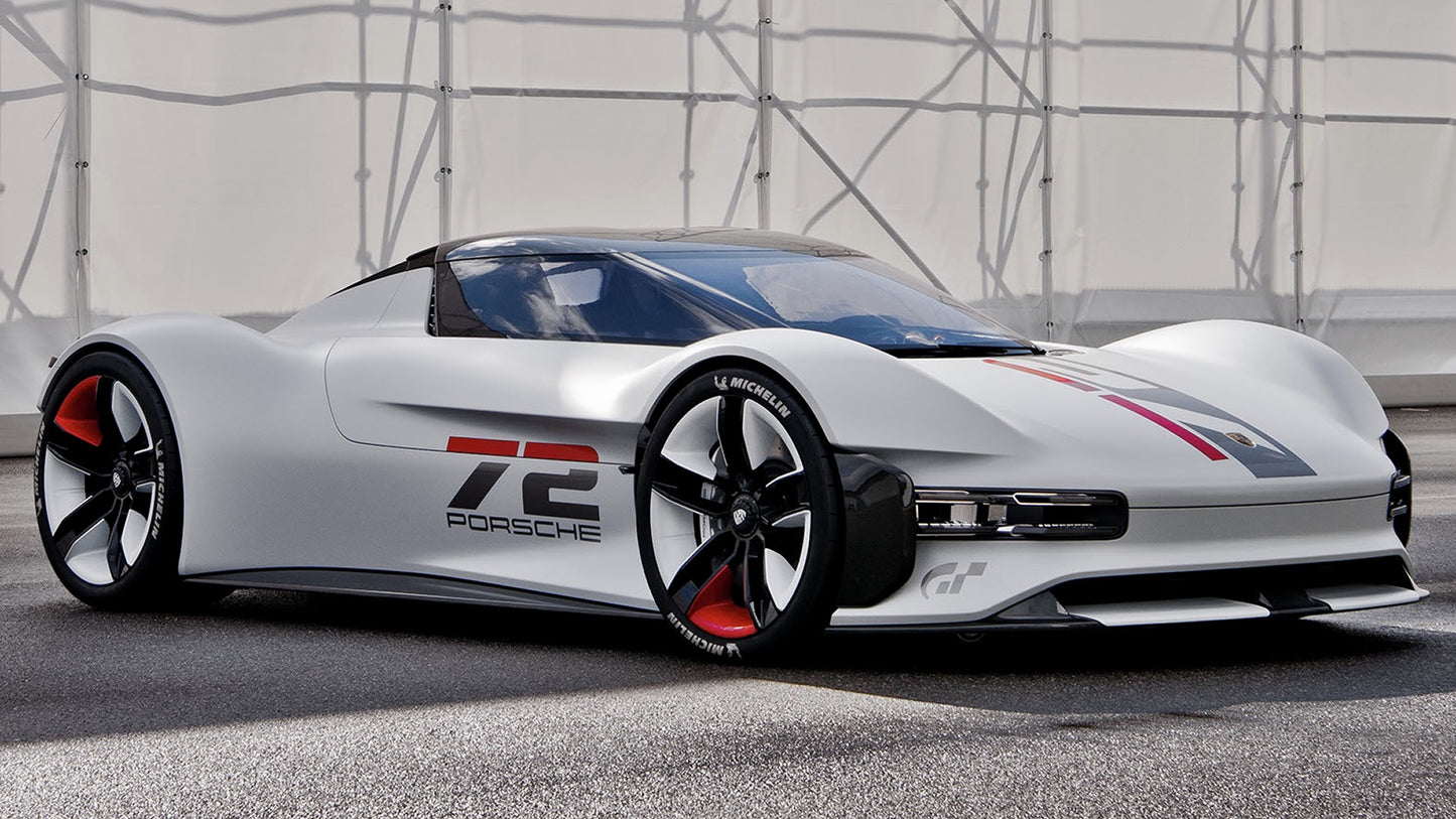 Porsche Vision Gran Turismo Hd Art Keychain