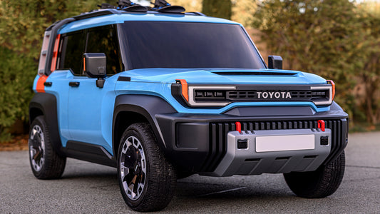 Toyota Compact Cruiser Ev Hd Art Keychain