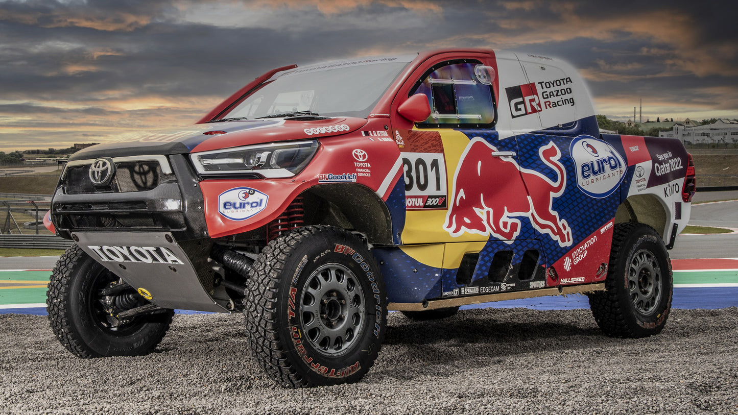 Toyota Hilux Rally Dakar Hd Art Keychain