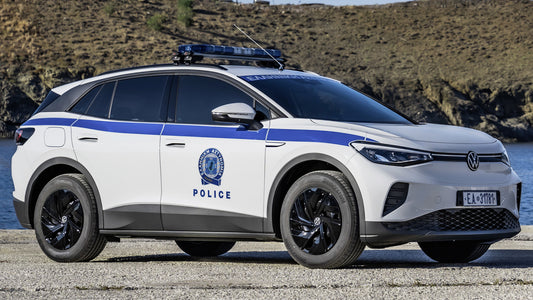 Volkswagen Id Police Hd Art Keychain