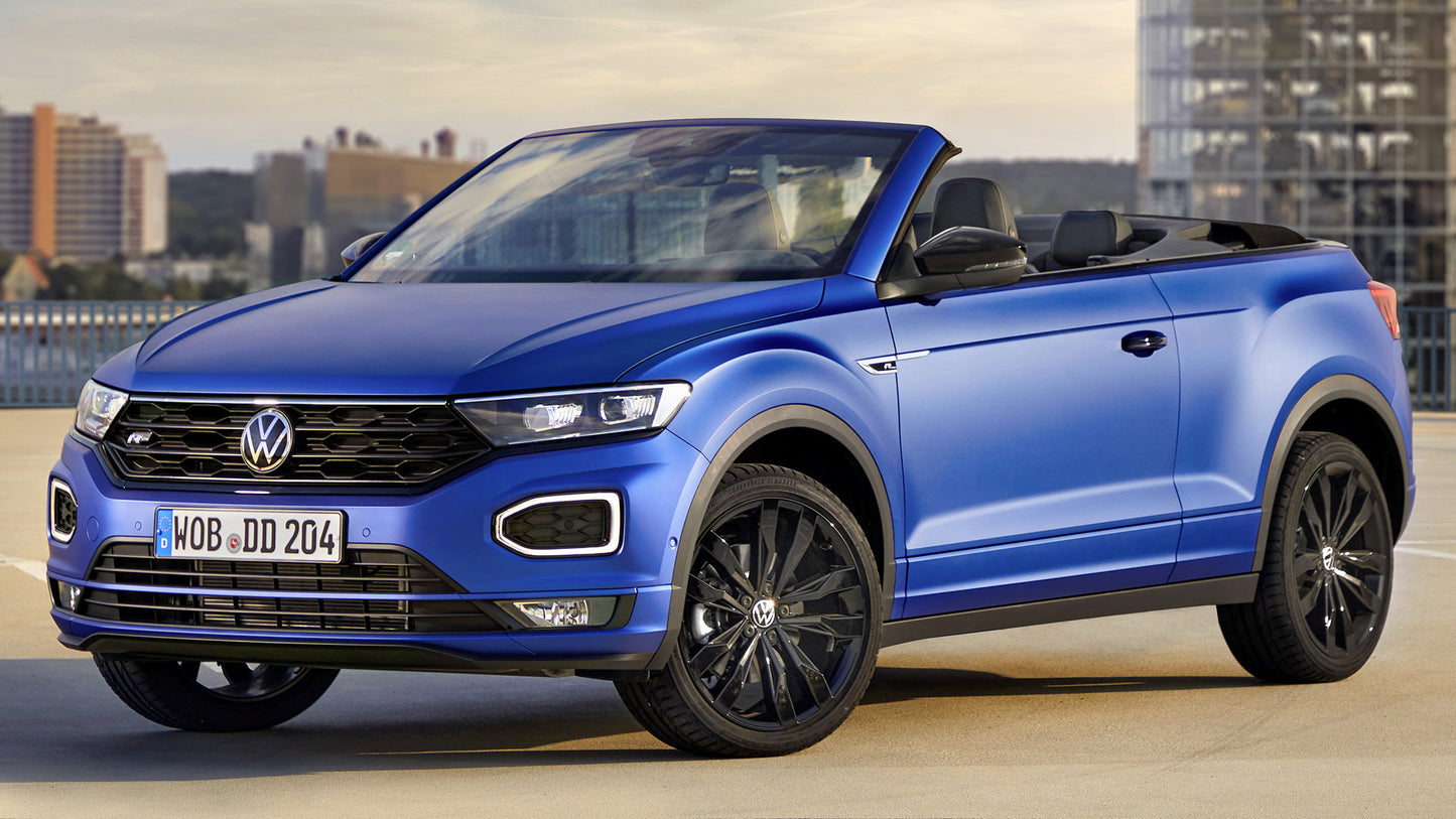 Volkswagen T Roc Cabriolet Blue Edition Hd Art Keychain