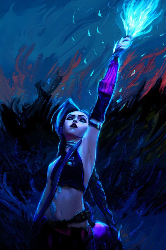 2021 Arcane Jinx Movie Keychain