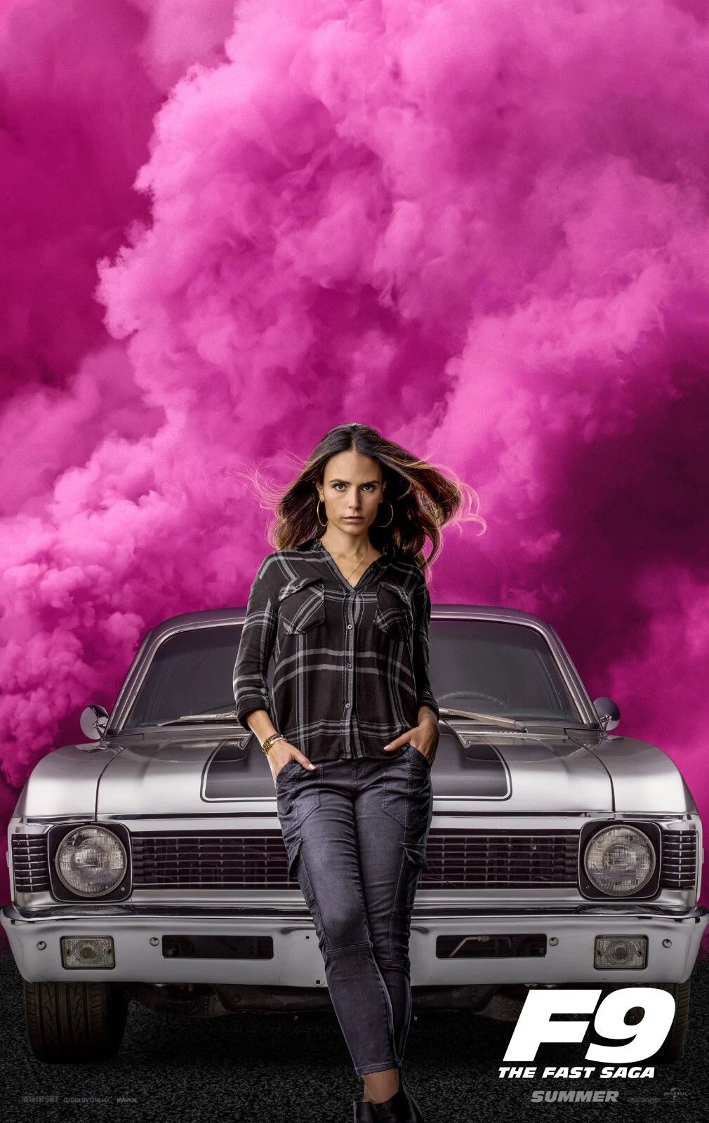 2021 Fast And The Furious F9 Movie Keychain Mia Jordana Brewster Diesel