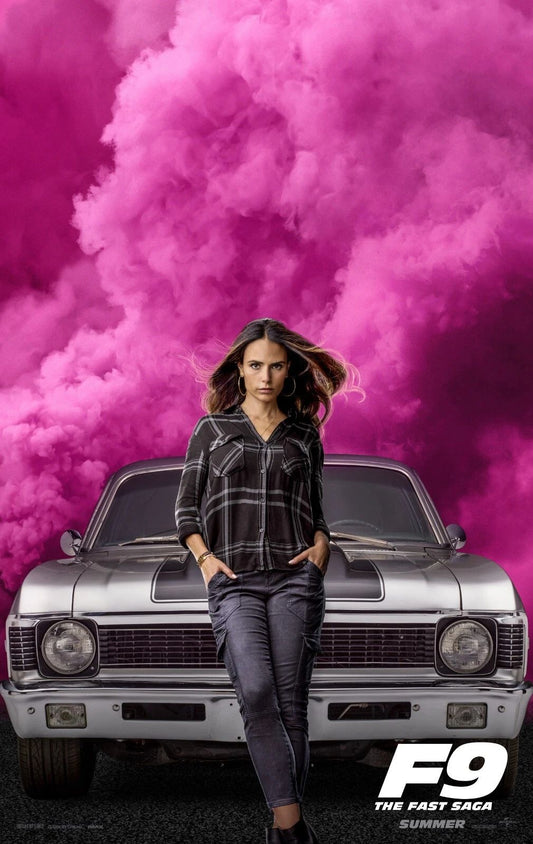 2021 Fast And The Furious F9 Movie Keychain Mia Jordana Brewster Diesel