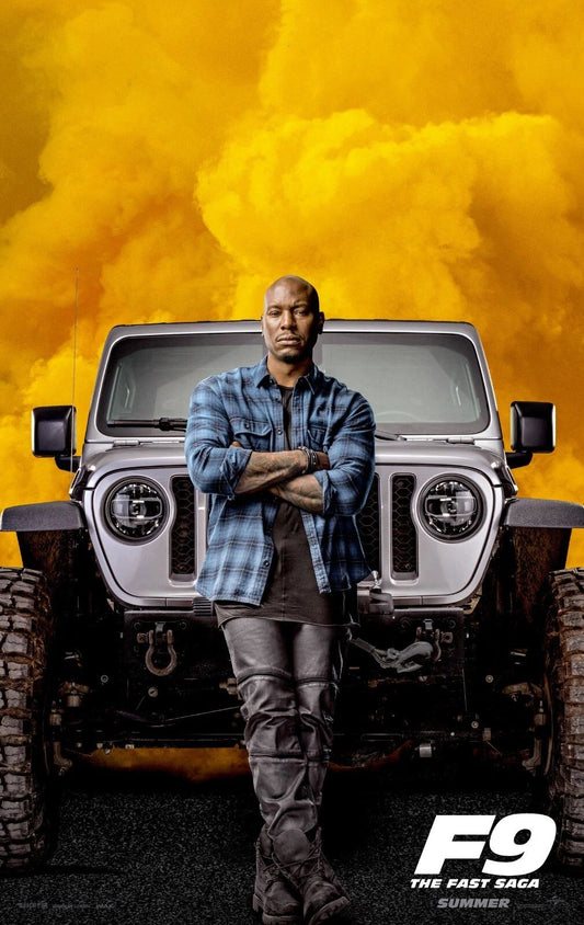 2021 Fast And The Furious F9 Movie Keychain Roman Tyrese Gibson