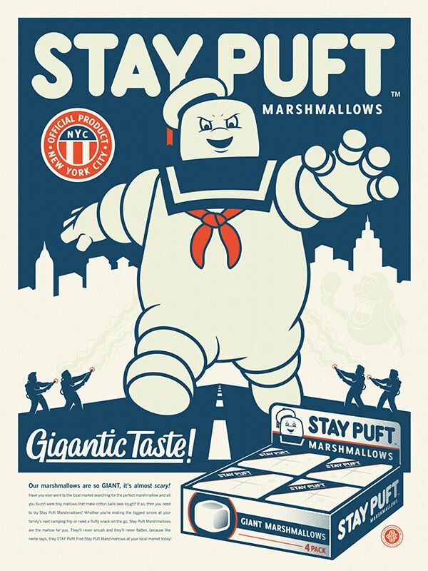 2021 Ghostbusters Afterlife Stay Puft Marshmallows Man Ad Ecto 1 Proton Pack