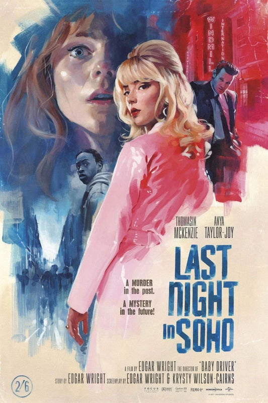 2021 Last Night In Soho Movie Magnet Loise Turner Sandy Jack Horror