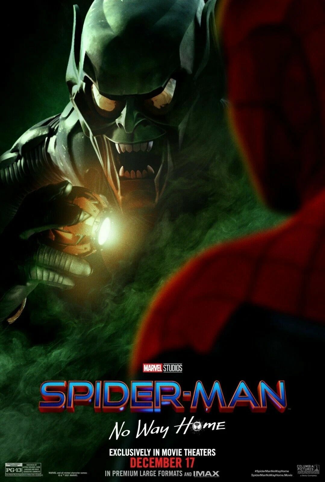 2021 Spiderman No Way Home Movie Keychain Green Goblin Tom Holland