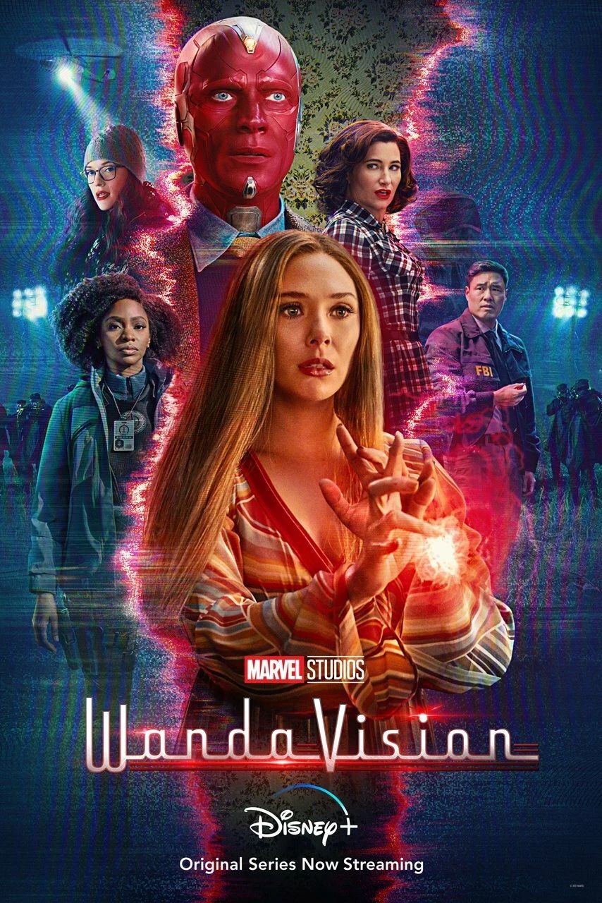 2021 Wandavision Movie Poster Print Disney Plus Marvel Avengers