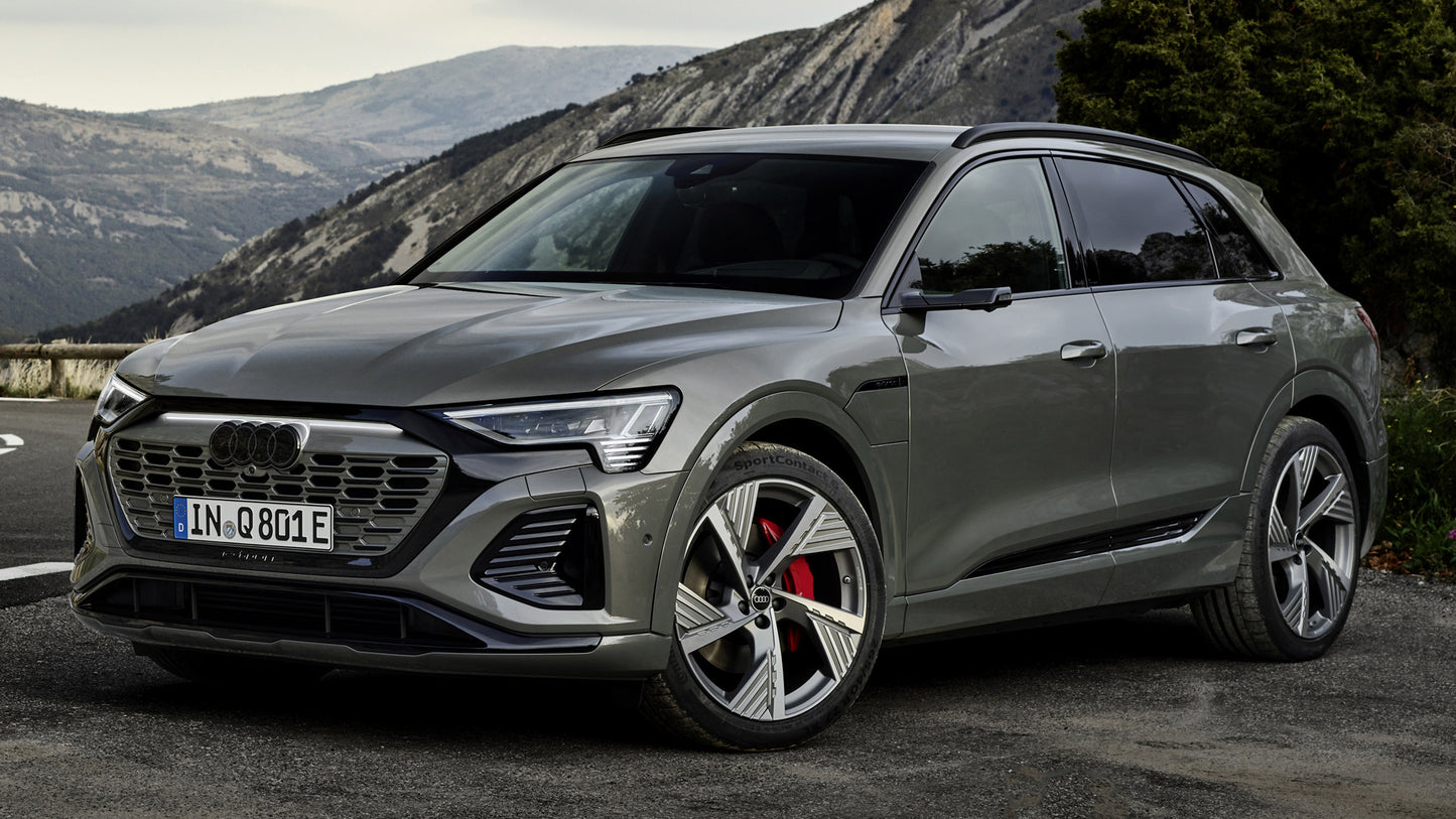 Audi Q8 E Tron Hd Art Keychain