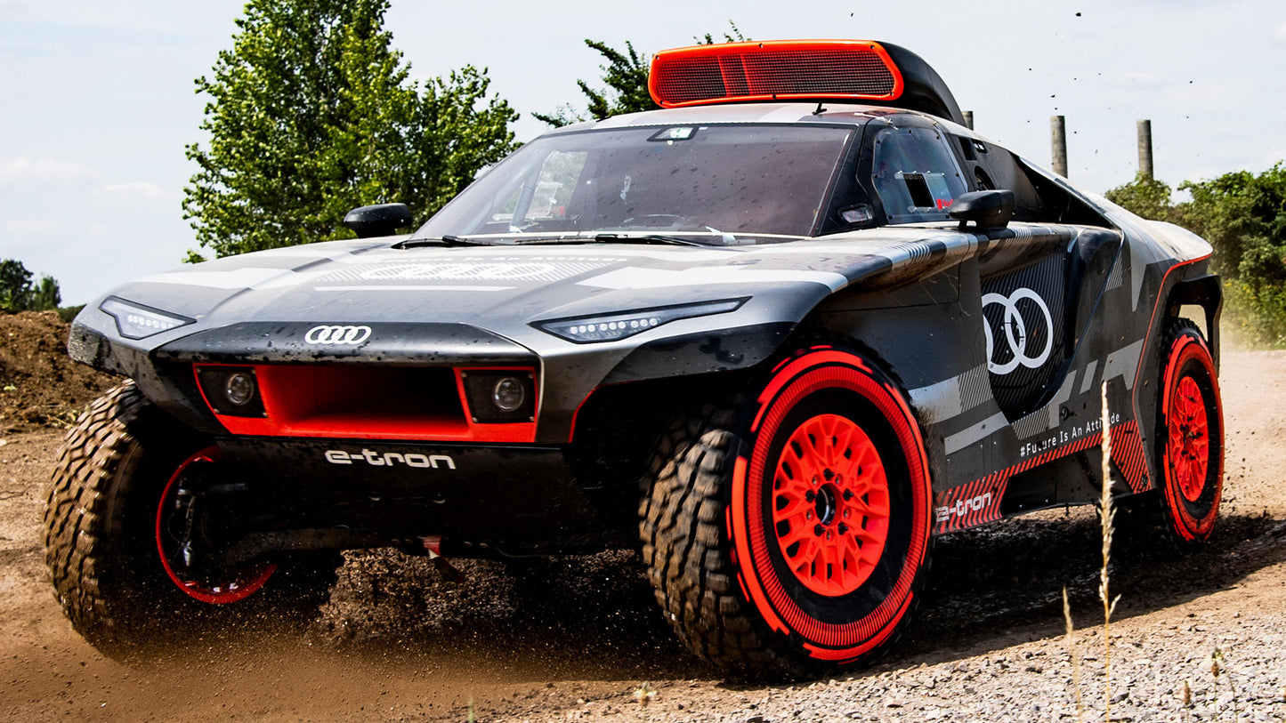 Audi Rs Q E Tron Dakar Rally Hd Art Keychain