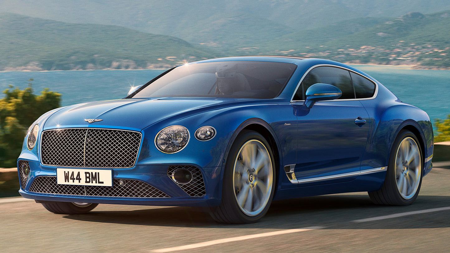 Bentley Continental Gt Azure Hd Art Keychain