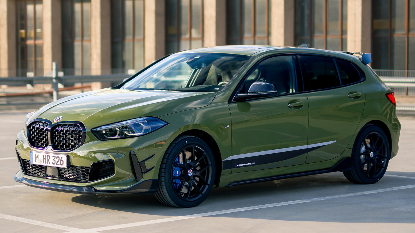 Bmw M135I With M Performance Parts Hd Art Keychain