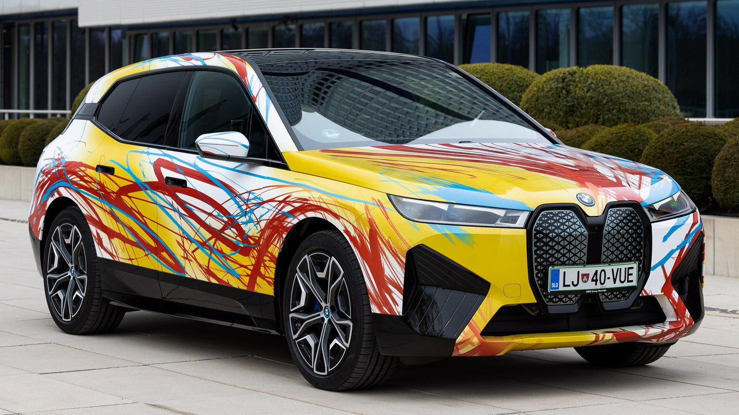 Bmw Redesign Ix Hd Art Keychain