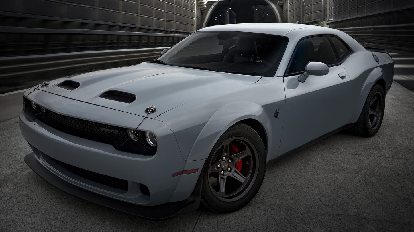 Dodge Challenger Srt Super Stock Black Package Hd Art Print Poster