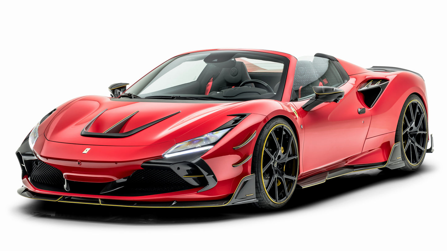 Ferrari F8 Spider By Mansory Hd Art Print Poster