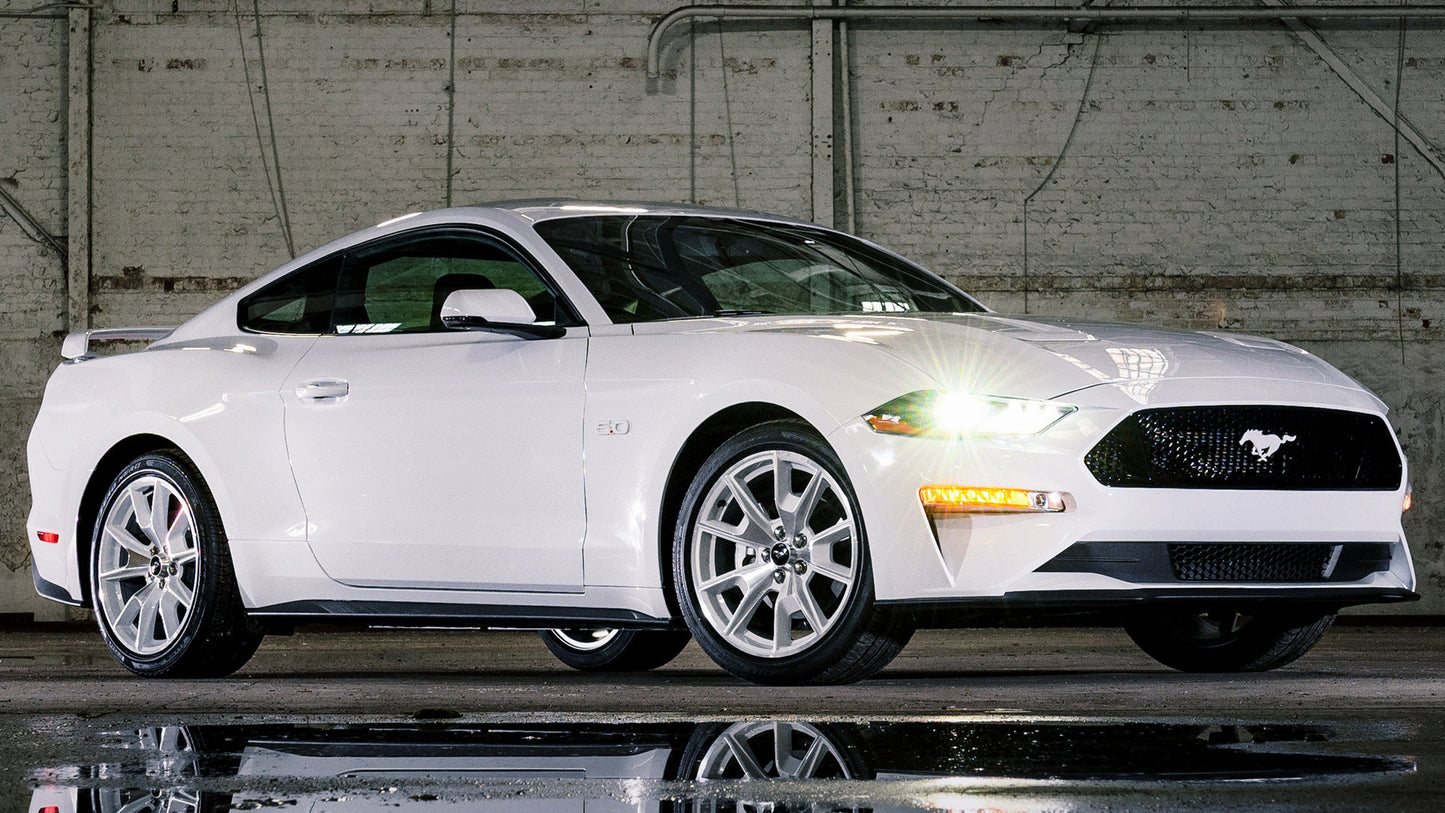 Ford Mustang Gt Ice White Appearance Package Hd Art Keychain