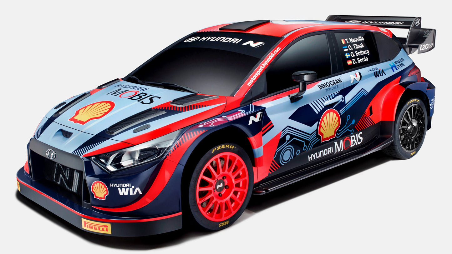 Hyundai I20 N Wrc Rally1 Hd Art Keychain