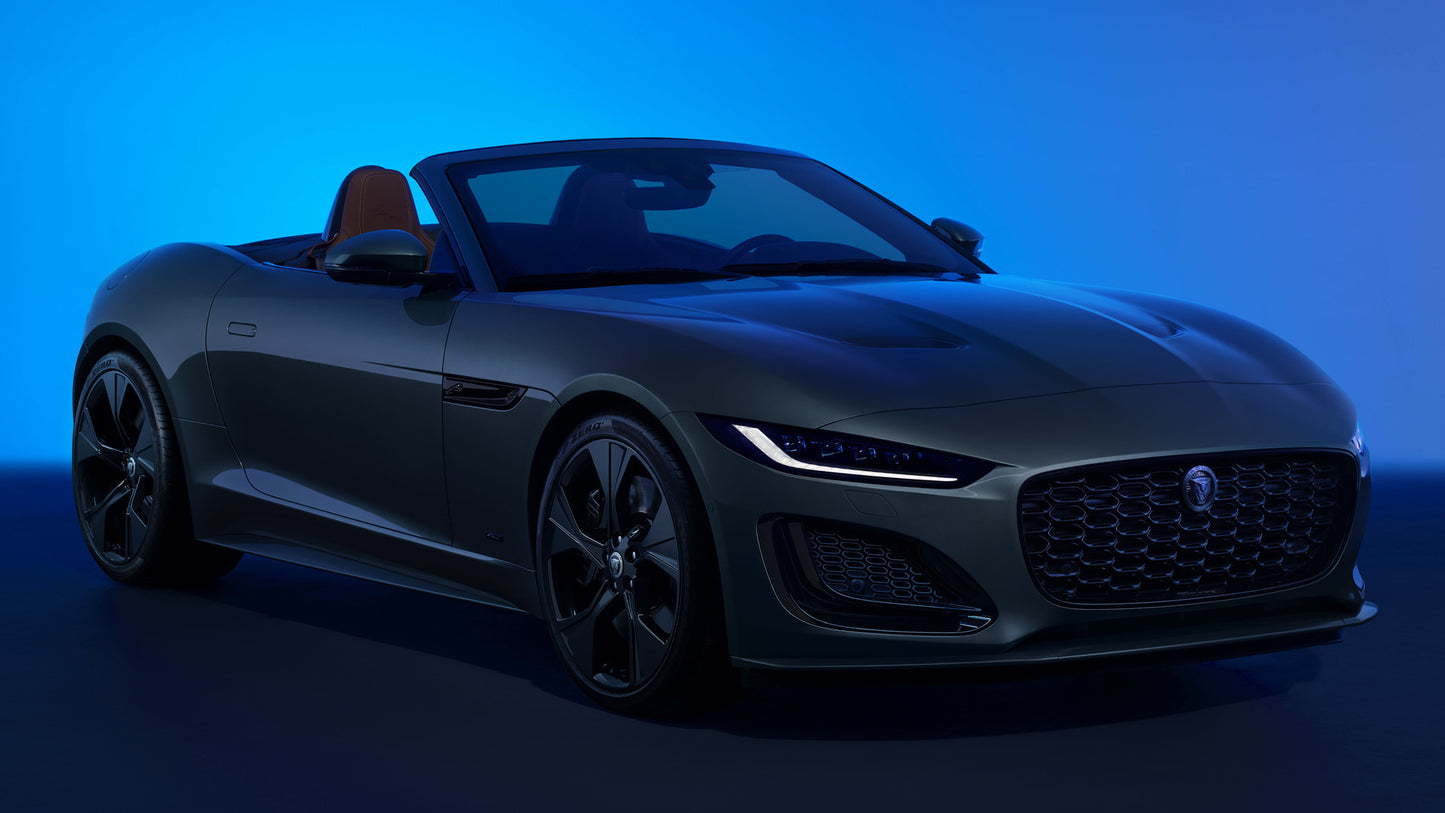 Jaguar F Type Convertible Hd Art Print Poster