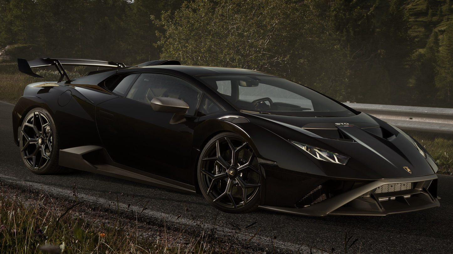Lamborghini Huracan Sto By Novitec Hd Art Print Poster
