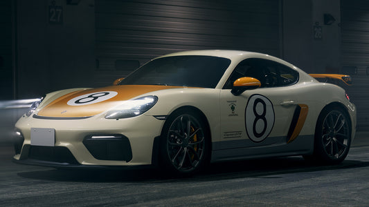 Porsche Cayman Gt4 Tribute To Jp Hd Art Magnet