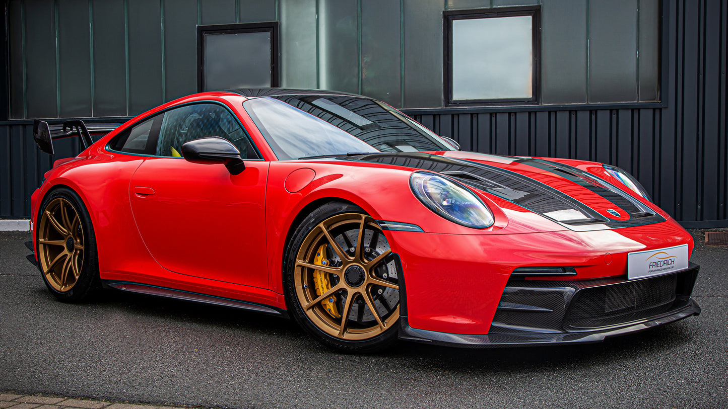 Porsche Gt3 By Friedrich Performance Hd Art Keychain