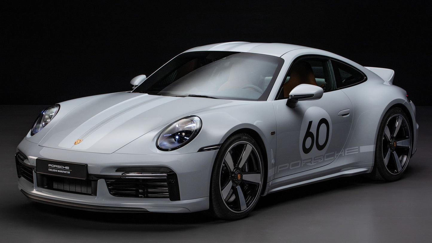 Porsche Sport Classic Hd Art Keychain