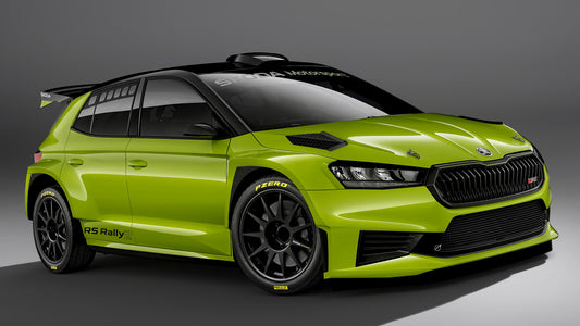 Skoda Fabia Rs Rally2 Hd Art Keychain