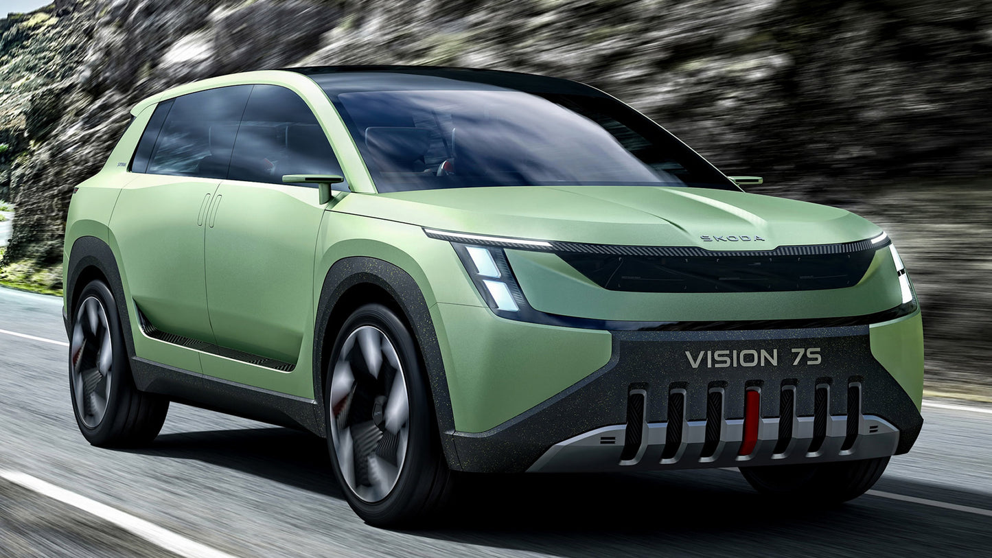 Skoda Vision 7S Hd Art Keychain