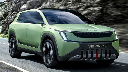 Skoda Vision 7S Hd Art Keychain