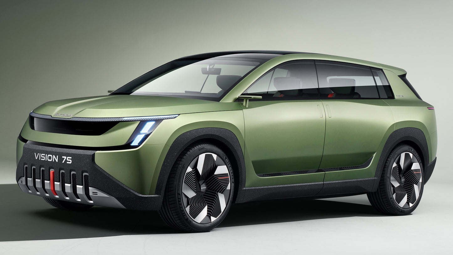 Skoda Vision 7S Hd Art Keychain