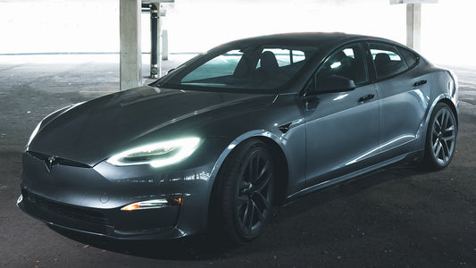 Tesla Model S Plaid Us Hd Art Keychain