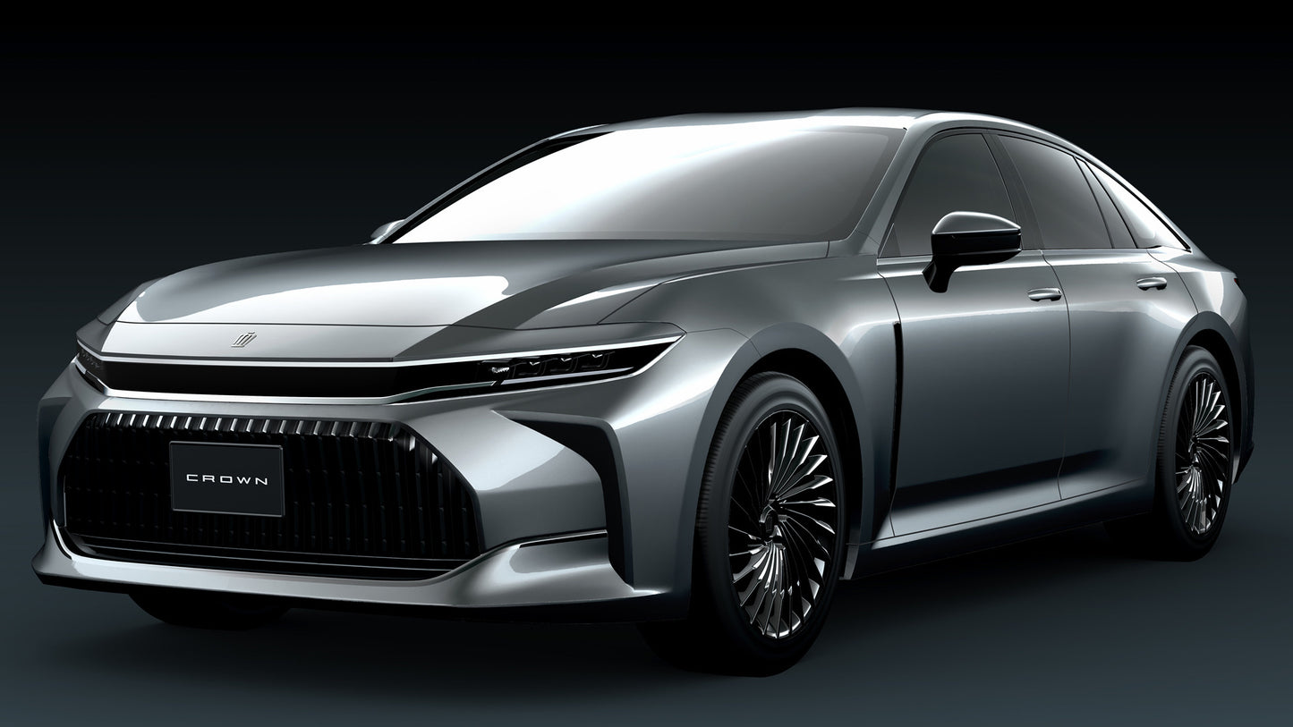 Toyota Crown Sedan Concept Hd Art Keychain