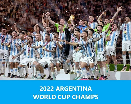 2022 Argentina Team Photo Soccer Picture World Cup Champs