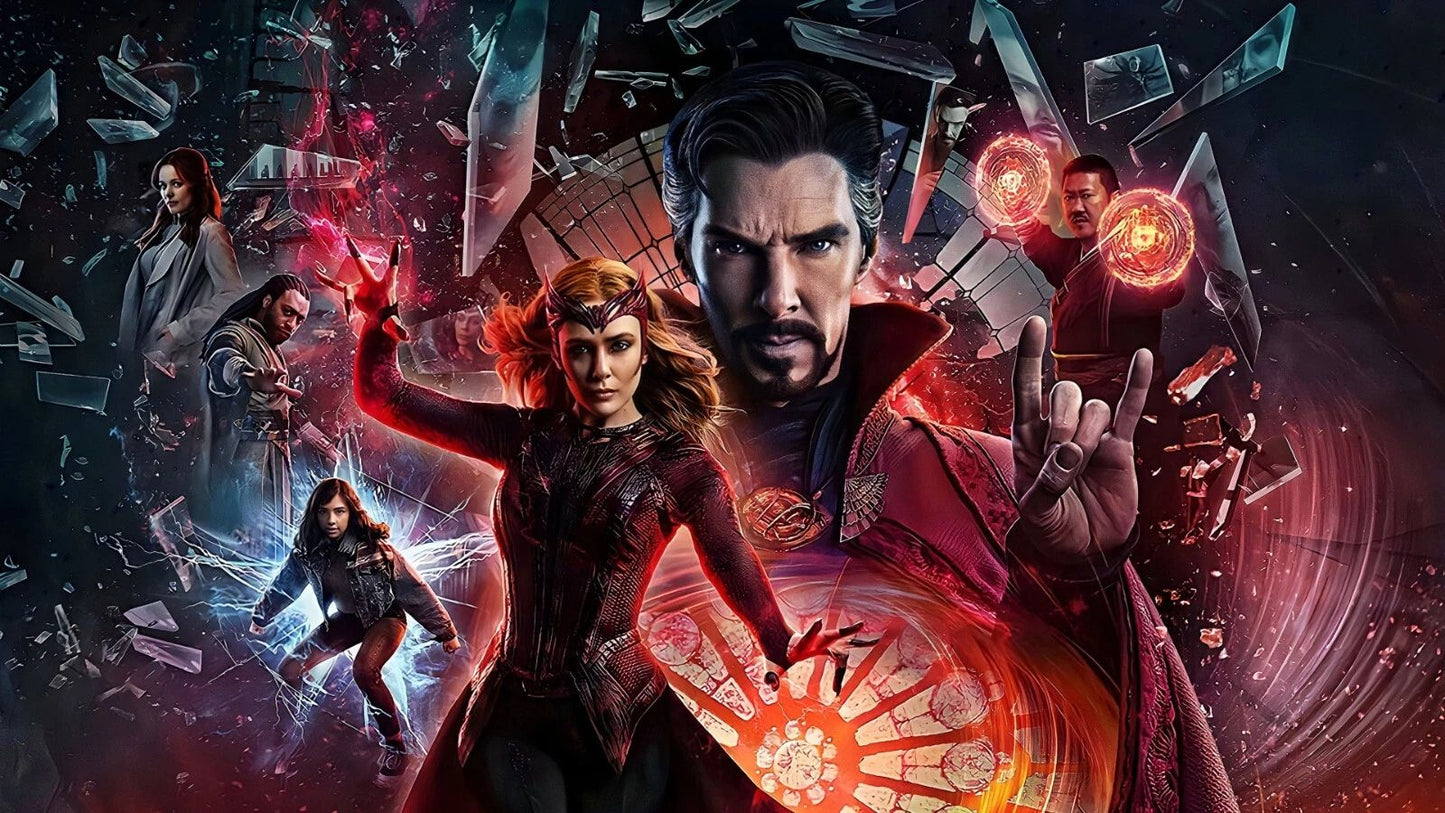 2022 Marvel Doctor Strange Multiverse Of Madness Poster Scarlet Witch