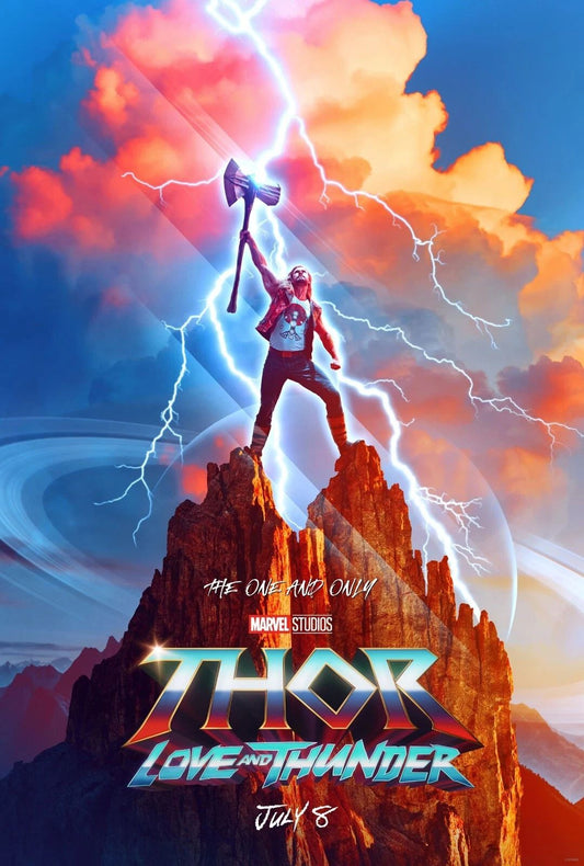 2022 Marvel Thor Love & Thunder Poster Avengers Jane Foster Star Lord