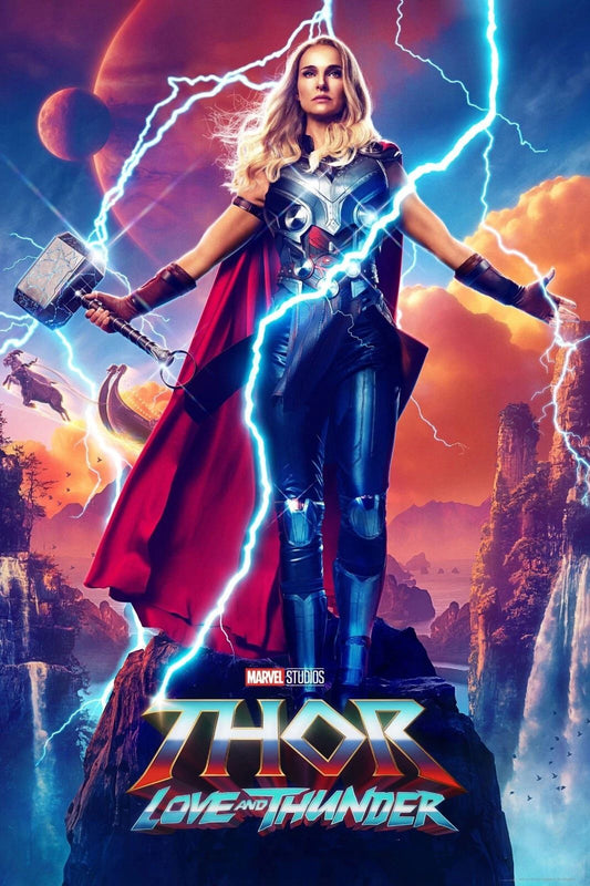 2022 Marvel Thor Love & Thunder Poster Print Avengers Jane Foster Star Lord