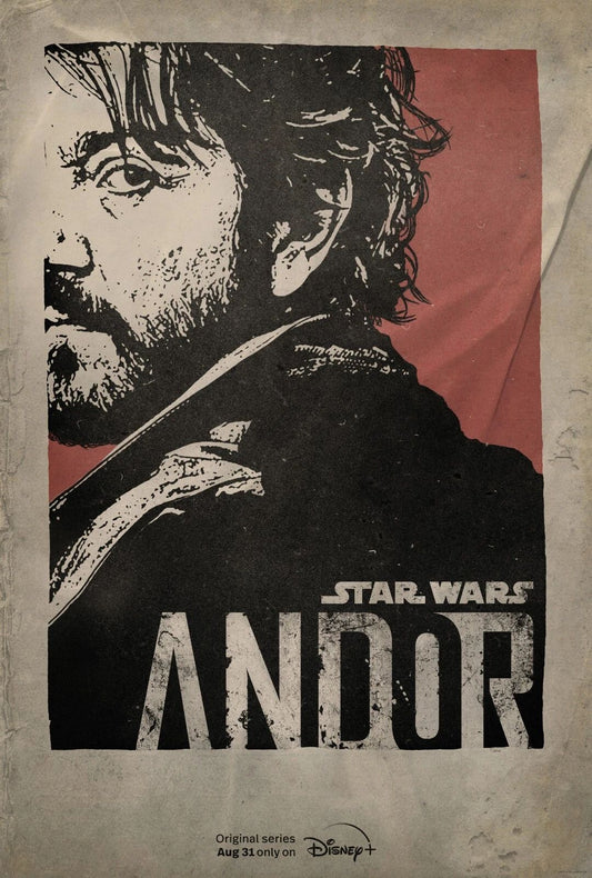 2022 Star Wars Andor Movie Keychain Cassian Andor Diego Luna Mon Mothma