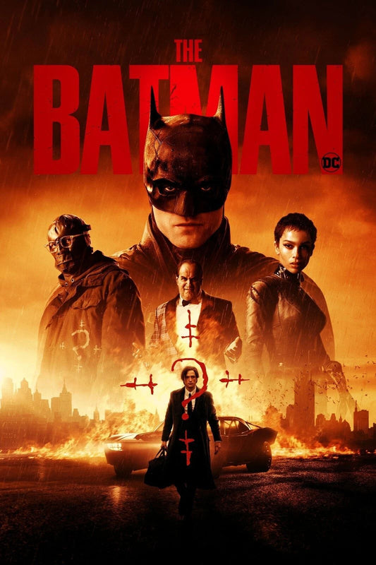 2022 The Batman Movie Poster Dark Knight Dc Comics Gotham City 1