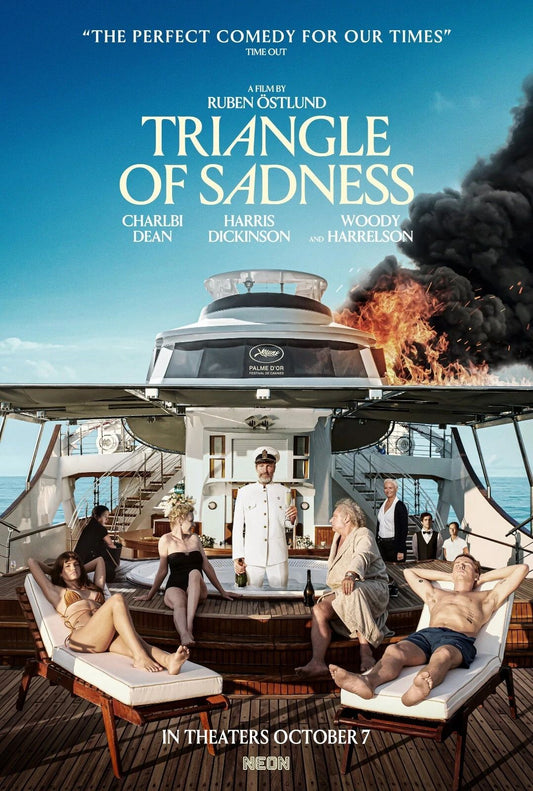 2022 Triangle Of Sadness Movie Magnet Yaya Charlbi Dean Woody Harrelson