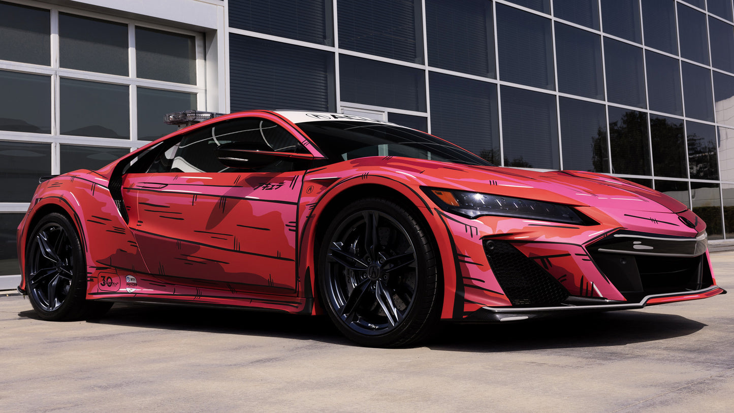 Acura Nsx Type S Indycar Pace Car Hd Art Jigsaw Puzzle