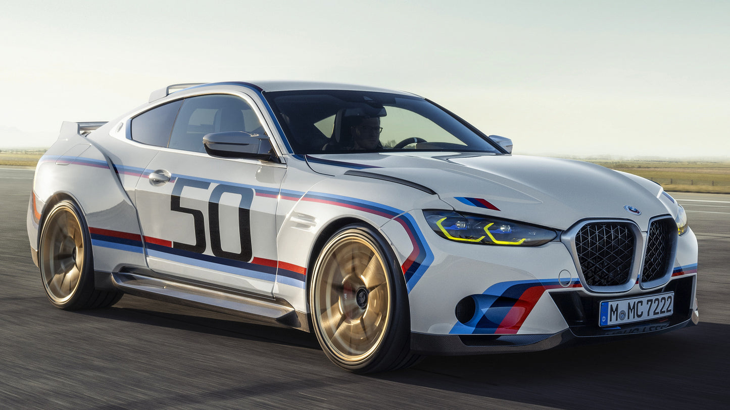 Bmw Csl Hd Art Print Poster
