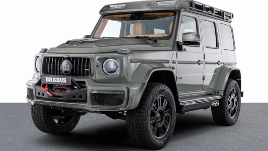 Brabus 4X4 Stealth Green Based On G Class Hd Art Keychain