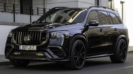 Brabus Superblack Based On Gls Class Hd Art Keychain