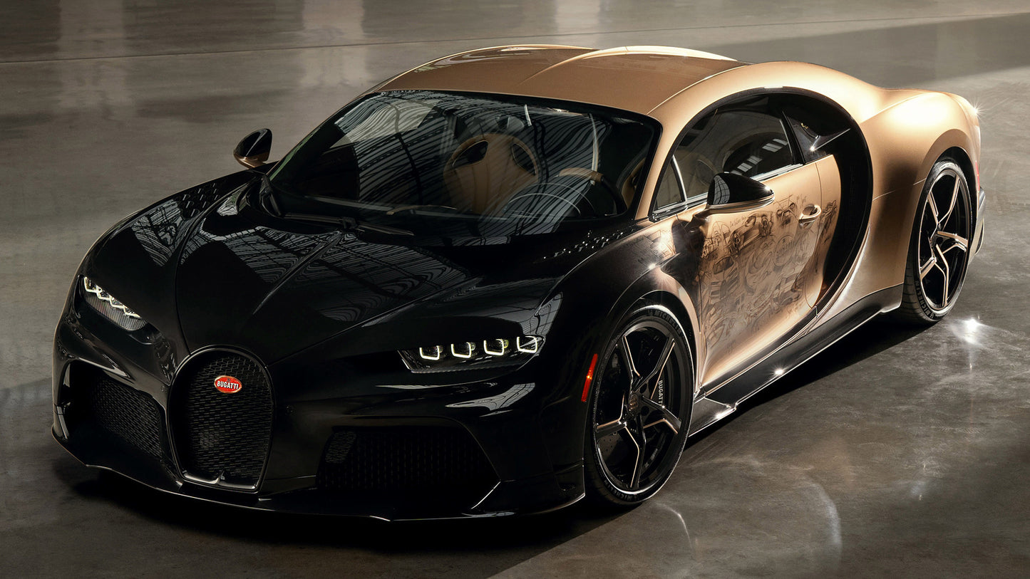 Bugatti Chiron Super Sport Golden Era Hd Art Jigsaw Puzzle