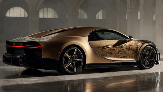 Bugatti Chiron Super Sport Golden Era Hd Art Print Poster